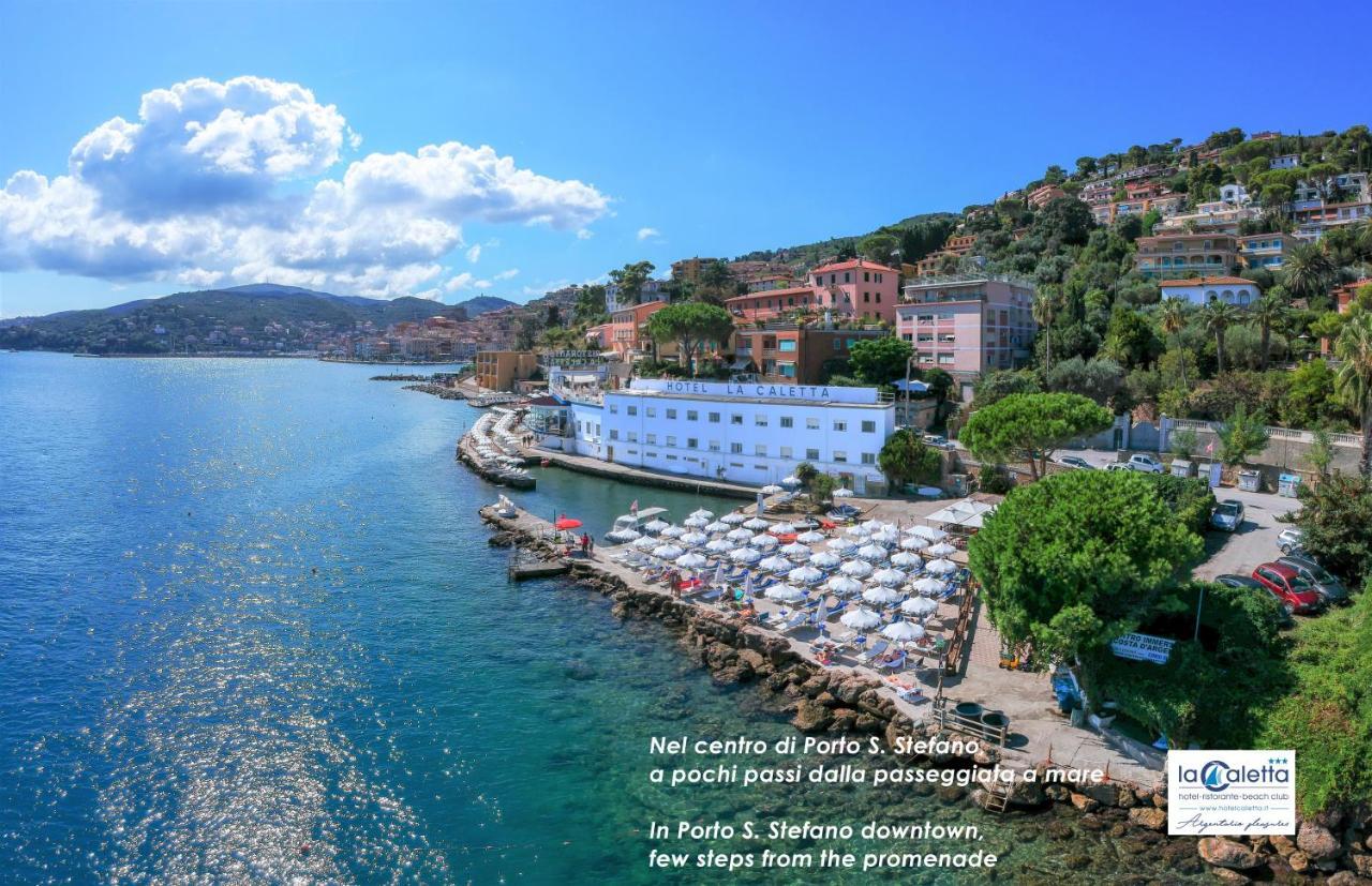 Hotel La Caletta Порто-Санто-Стефано Екстер'єр фото